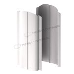 Штакетник металлический МП ELLIPSE-O 19х126 Полиэстер 0.4