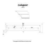 Сайдинг Lбрус-15х240 ECOSTEEL® 0.5 — изображение 2