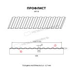 Профилированный лист МП-10x1100-A NormanMP NormanMP® 0.5 — изображение 2