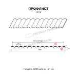 Профилированный лист МП-18x1100-B Цинк 0.7 — изображение 2