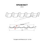 Профилированный лист МП-35x1035-B Цинк 0.45 — изображение 2